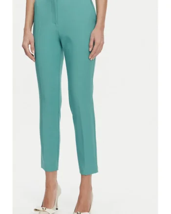 Pantaloni dama,  305290892, Poliester, Verde, Verde