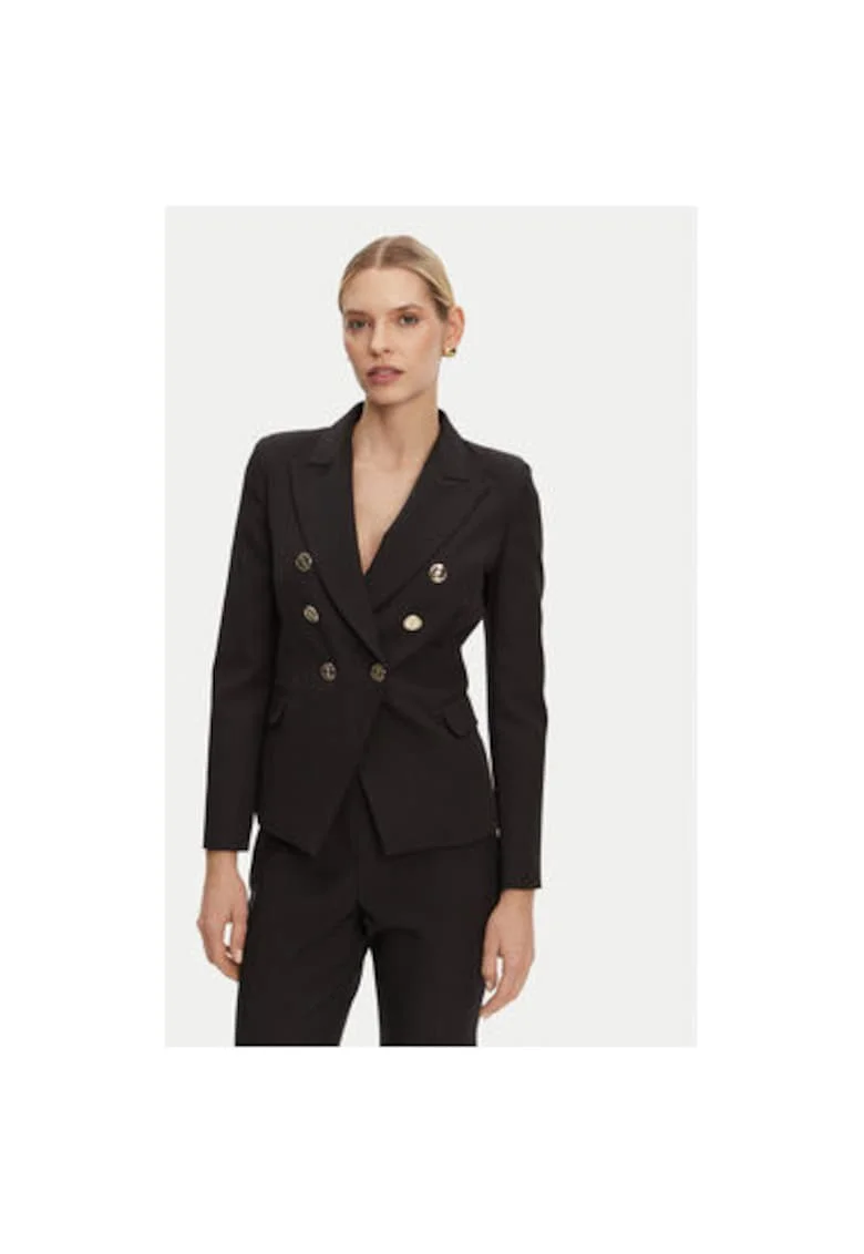 Sacou dama,  305291554, Poliester, Negru, Negru
