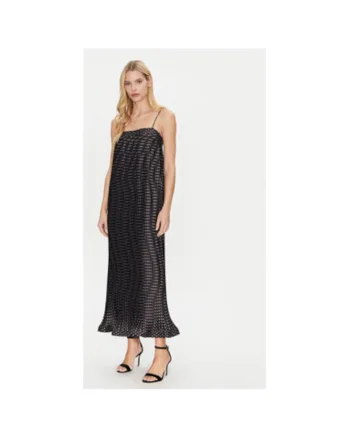 Rochie dama,  305172457, Poliester, Negru, Negru