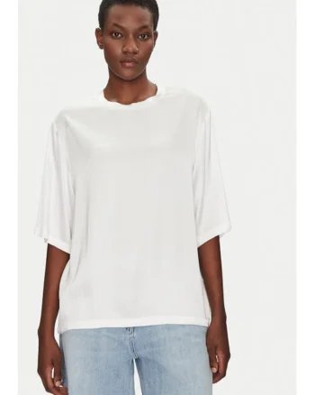 Bluza dama,  305389121, Viscoza, Alb, Alb