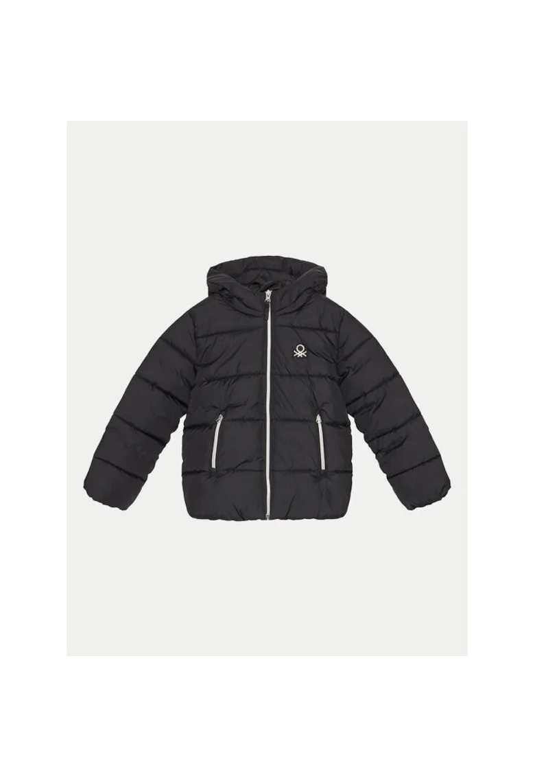 Geaca fete,  304268540, Nylon, Negru, Negru