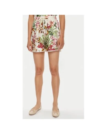 Pantaloni scurti dama,  304532009, Viscoza, Multicolor, Multicolor