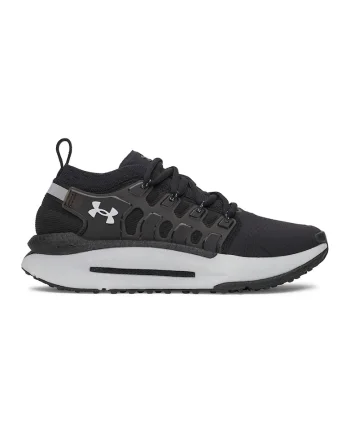 Pantofi sport Phantom X cu insertii textile, Negru/Alb optic