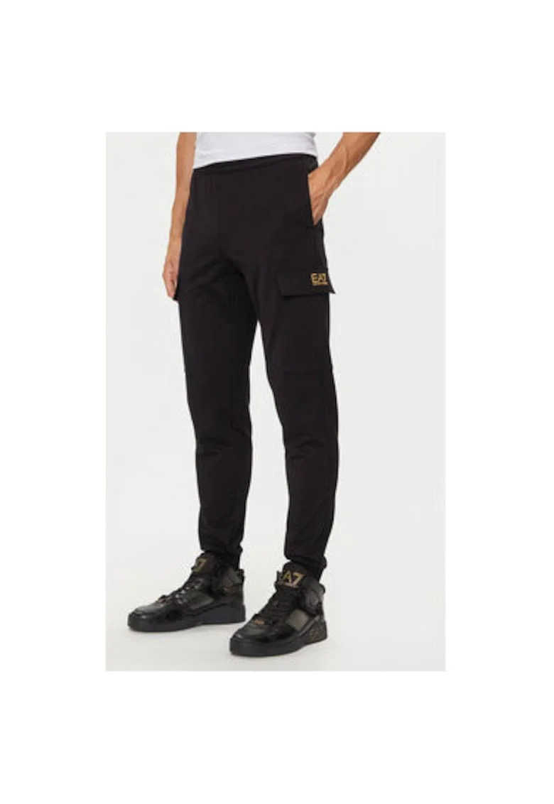 Pantaloni barbati, Emporio Armani  304286582, Bumbac, L INTL, Negru
