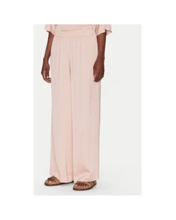 Pantaloni dama,  305389275, Viscoza, Roz, Roz