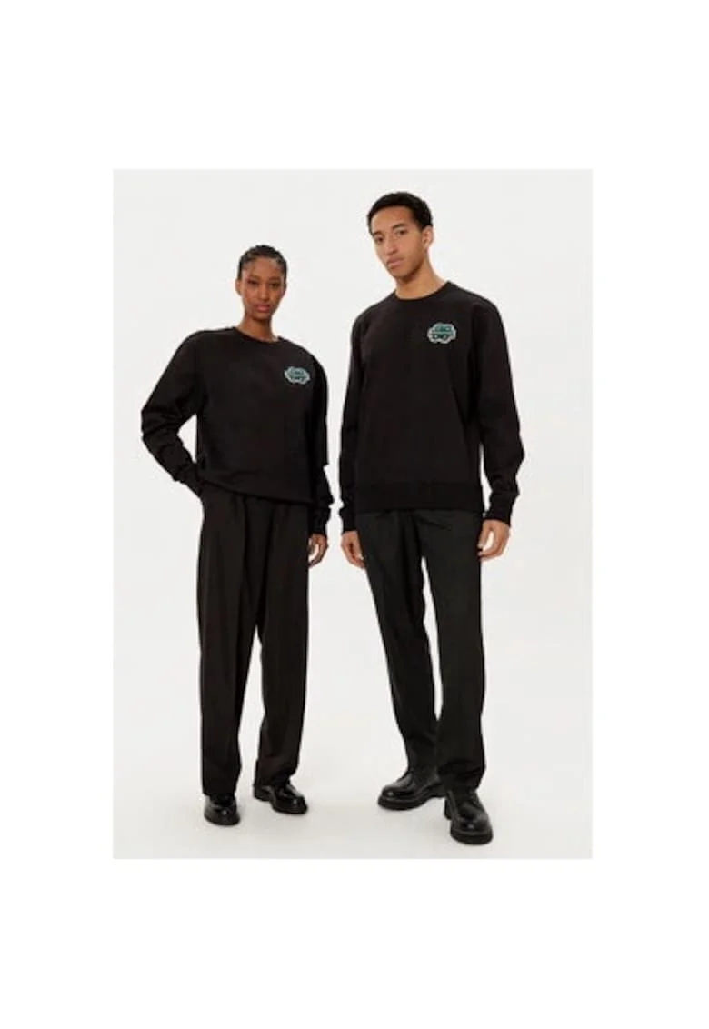 Bluza unisex,  305038722, Bumbac organic, Negru, Negru