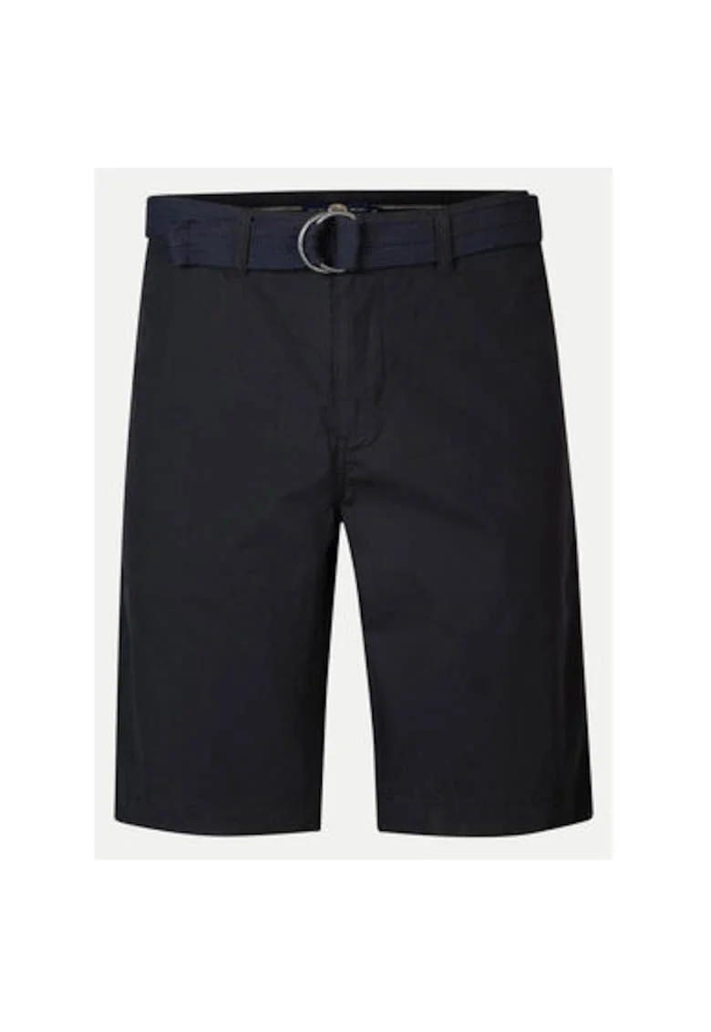 Pantaloni scurti barbati,  303710736, Bumbac, Negru, Negru