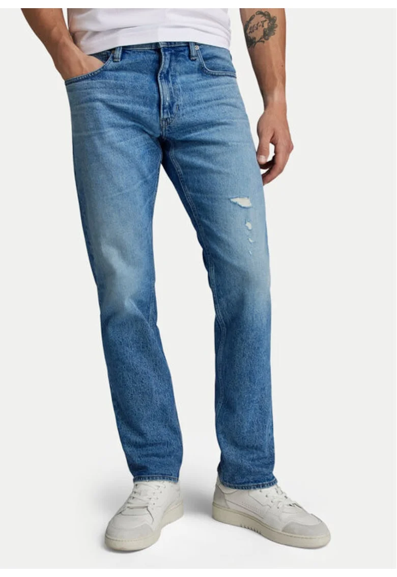 Blugi barbati, G Star Raw, 303804893, Bumbac, Albastru, Albastru