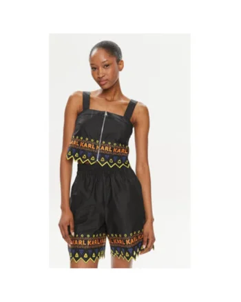 Tricou dama,  303502492, Bumbac organic, Negru, Negru