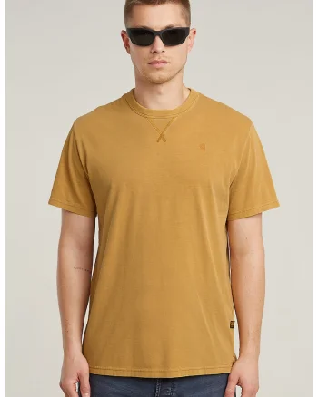 Tricou din bumbac organic Nifous, Galben sofran