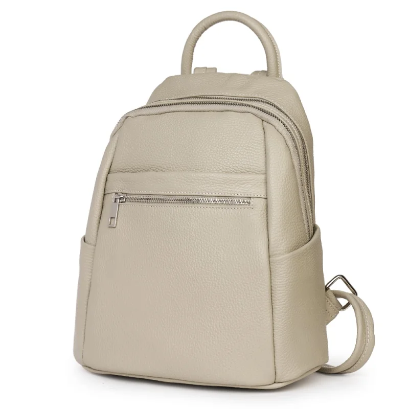 Rucsac dama din piele Jonathan gri