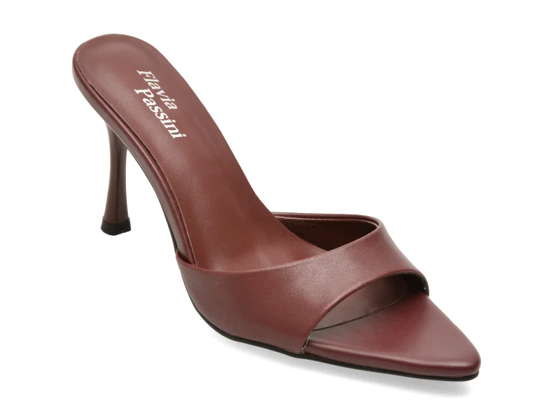 Papuci eleganti FLAVIA PASSINI visinii, ATH203, din piele naturala