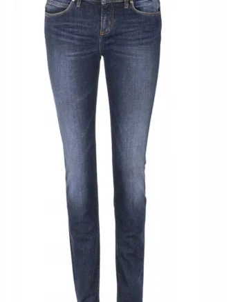Blugi skinny cu talie medie,