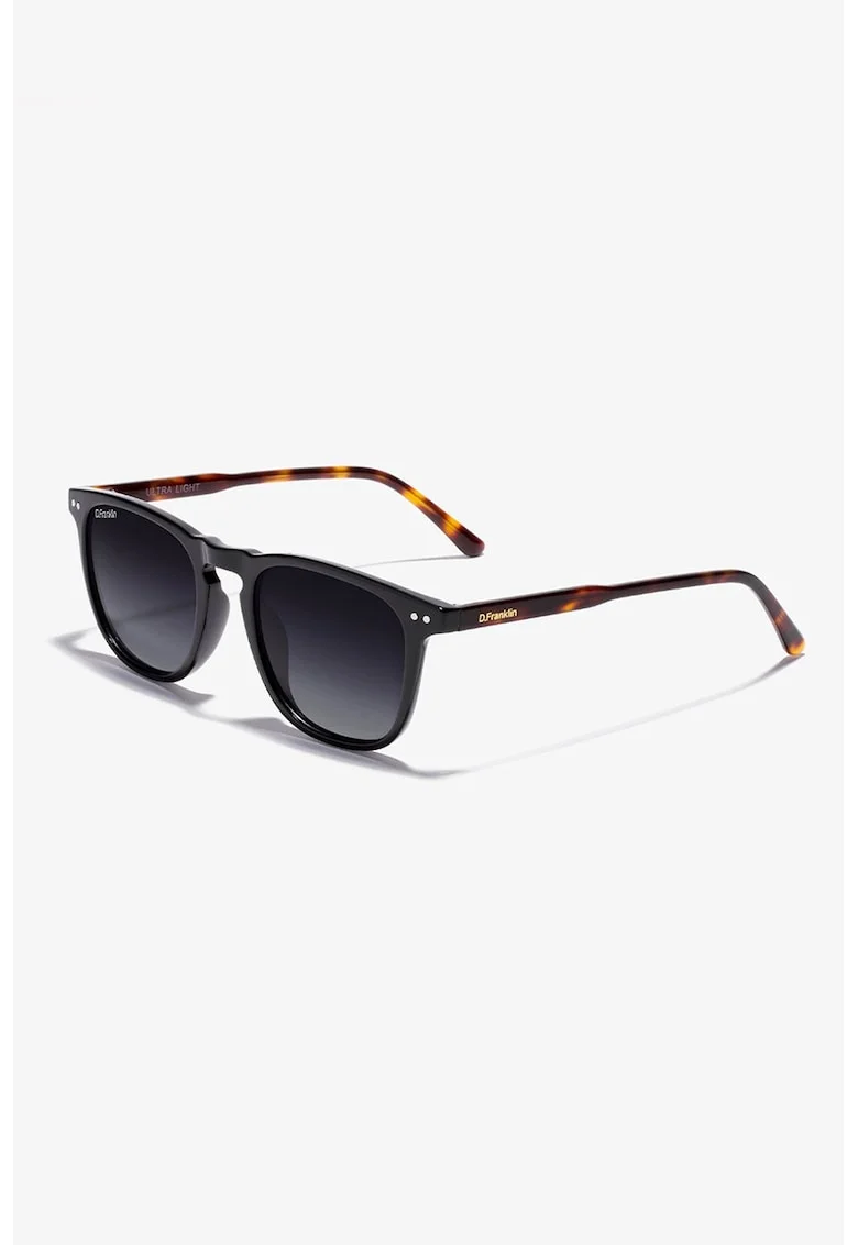 Ochelari de soare pantos unisex cu lentile polarizate, Negru