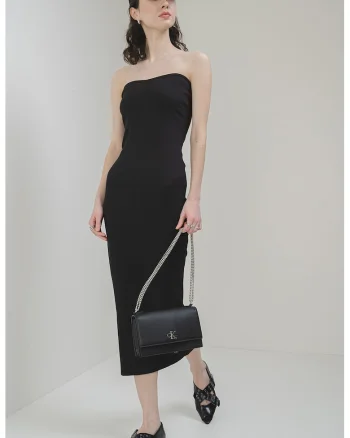 Rochie striata fara maneci