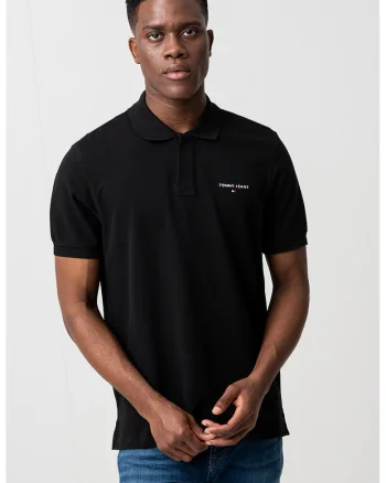 Tricou polo cu logo discret