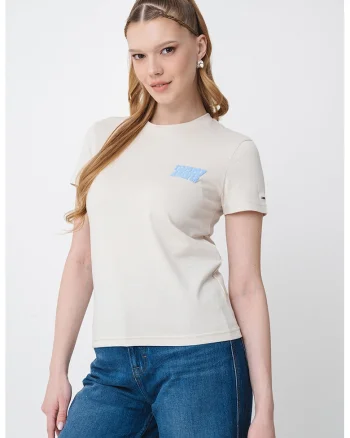 Tricou regular fit din bumbac Bubble