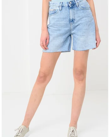 Bermude relaxed fit din denim