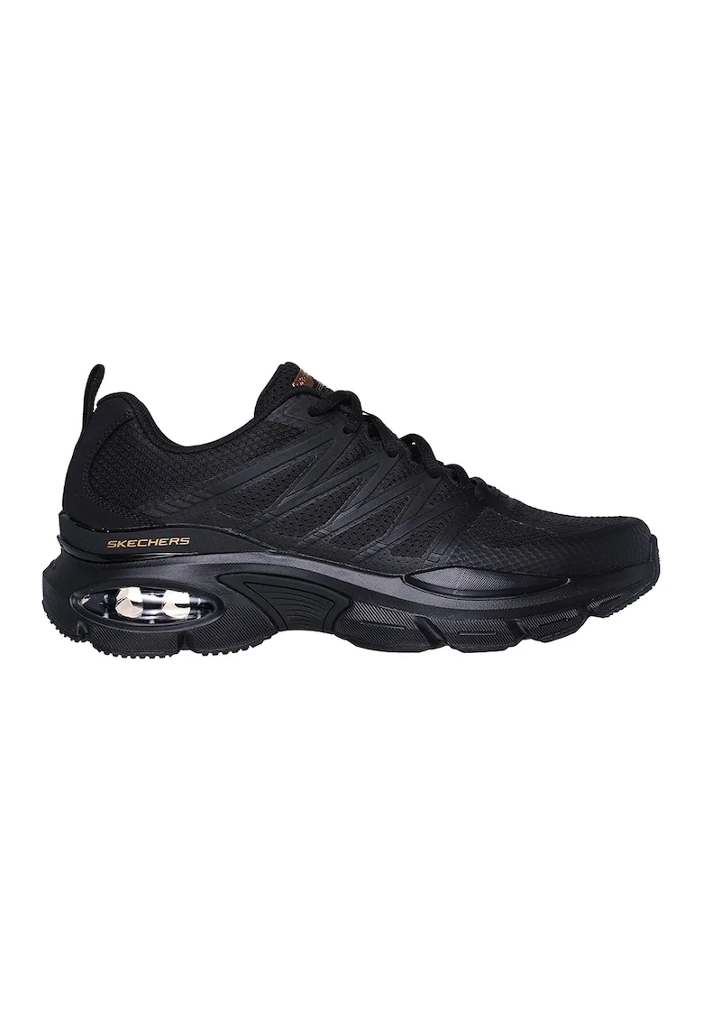 Pantofi sport cu garnituri de plasa Skech-Air Ventura Revell, Negru