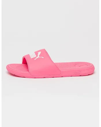 Papuci Cool Cat 2.0, Alb/Roz neon