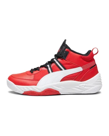Pantofi sport mid-high Reboud Future NextGen, Rosu/Alb/Negru