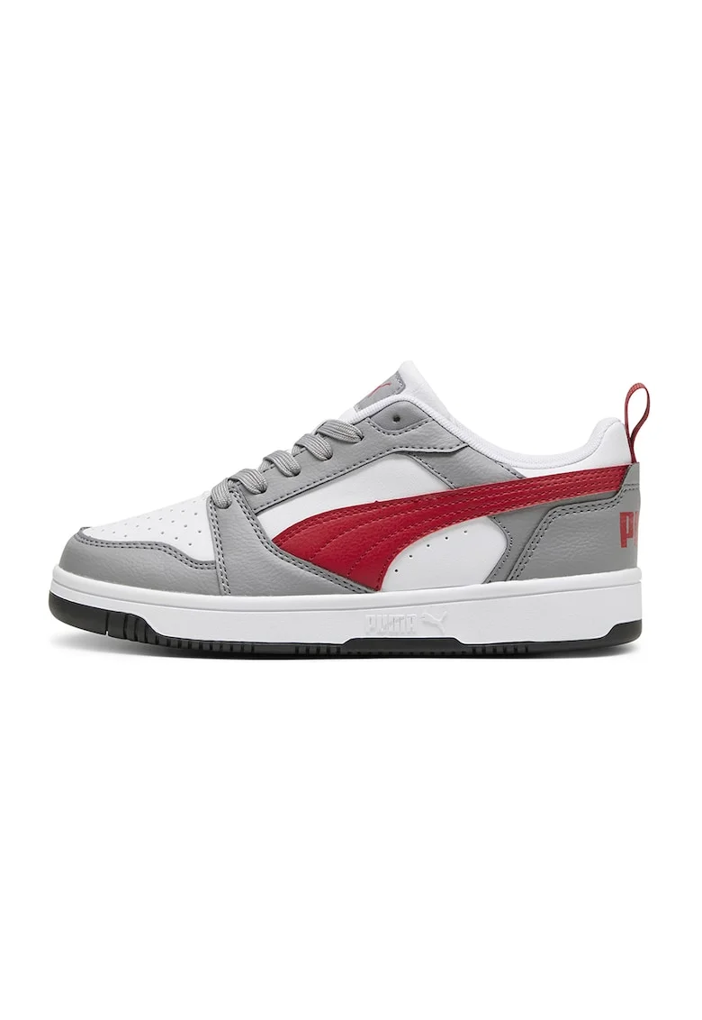 Pantofi sport Rebound V6 din piele ecologica, Rosu/Alb/Gri