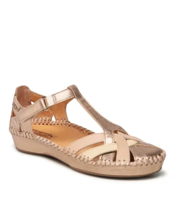 Pantofi dama,  301916741, Auriu, Piele intoarsa, Auriu