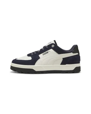 Pantofi sport unisex cu insertii de piele intoarsa Caven, Gri cenusiu/Bleumarin
