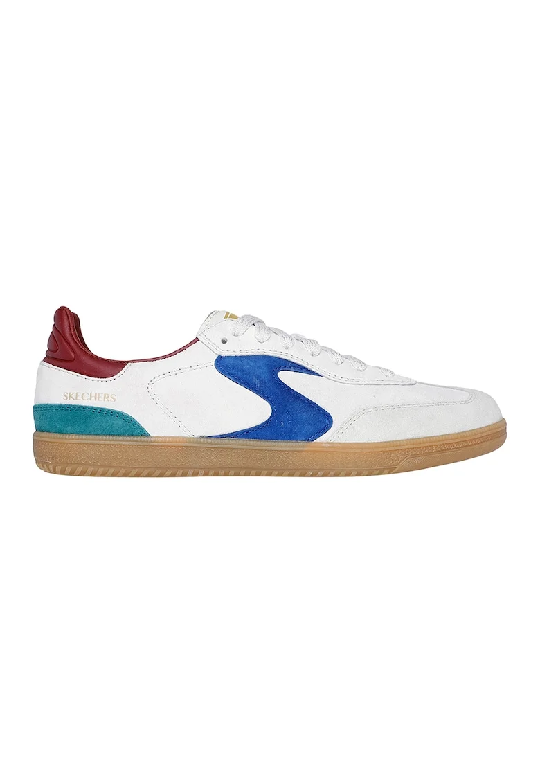 Pantofi sport din piele Hotshot, Albastru royal/Alb murdar