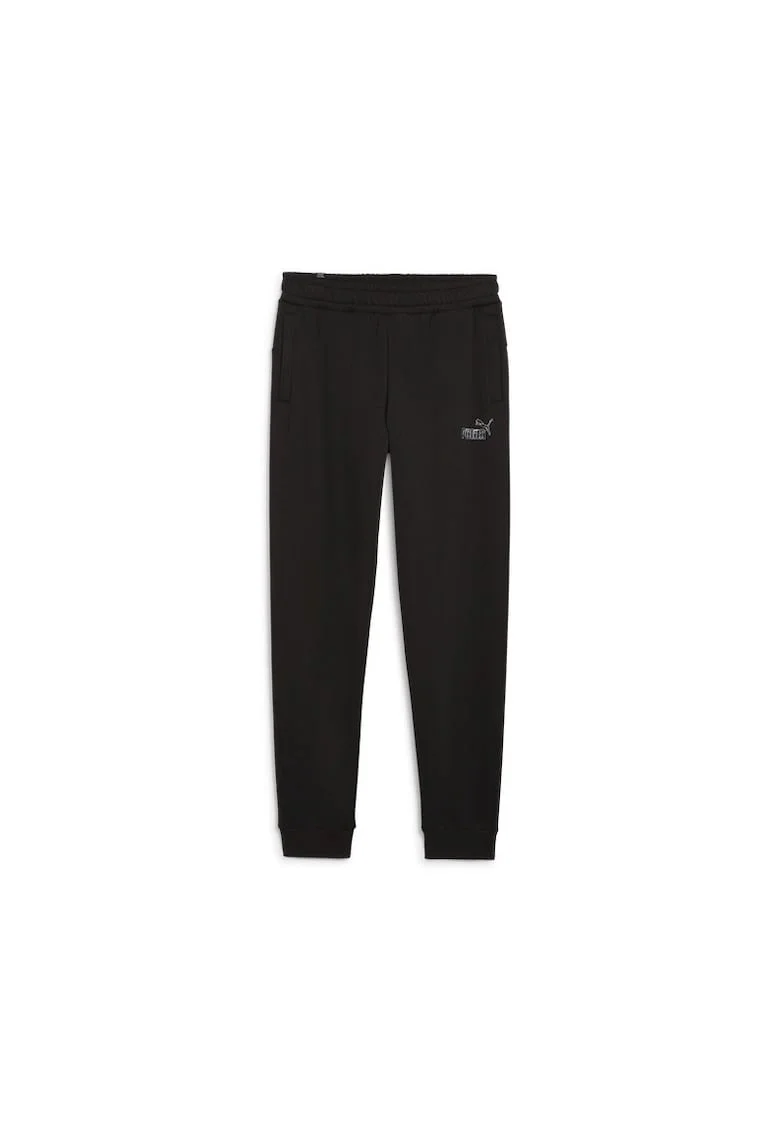 Pantaloni  pentru Barbati, ess+ camo sweatpants fl cl, 683233-01, XS INTL, Negru