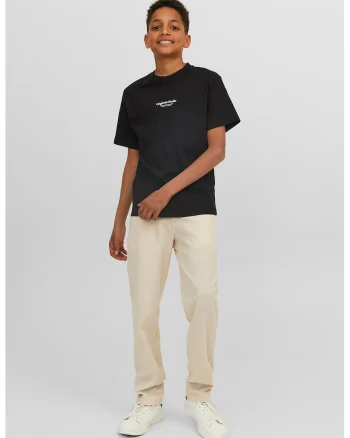 Tricou lejer cu text, Negru