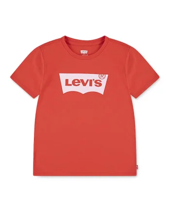 Tricou cu decolteu la baza gatului si logo Batwing, Portocaliu