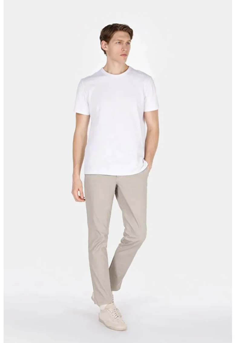 Pantaloni De Barbati Bej Slim Fit Cl1049749