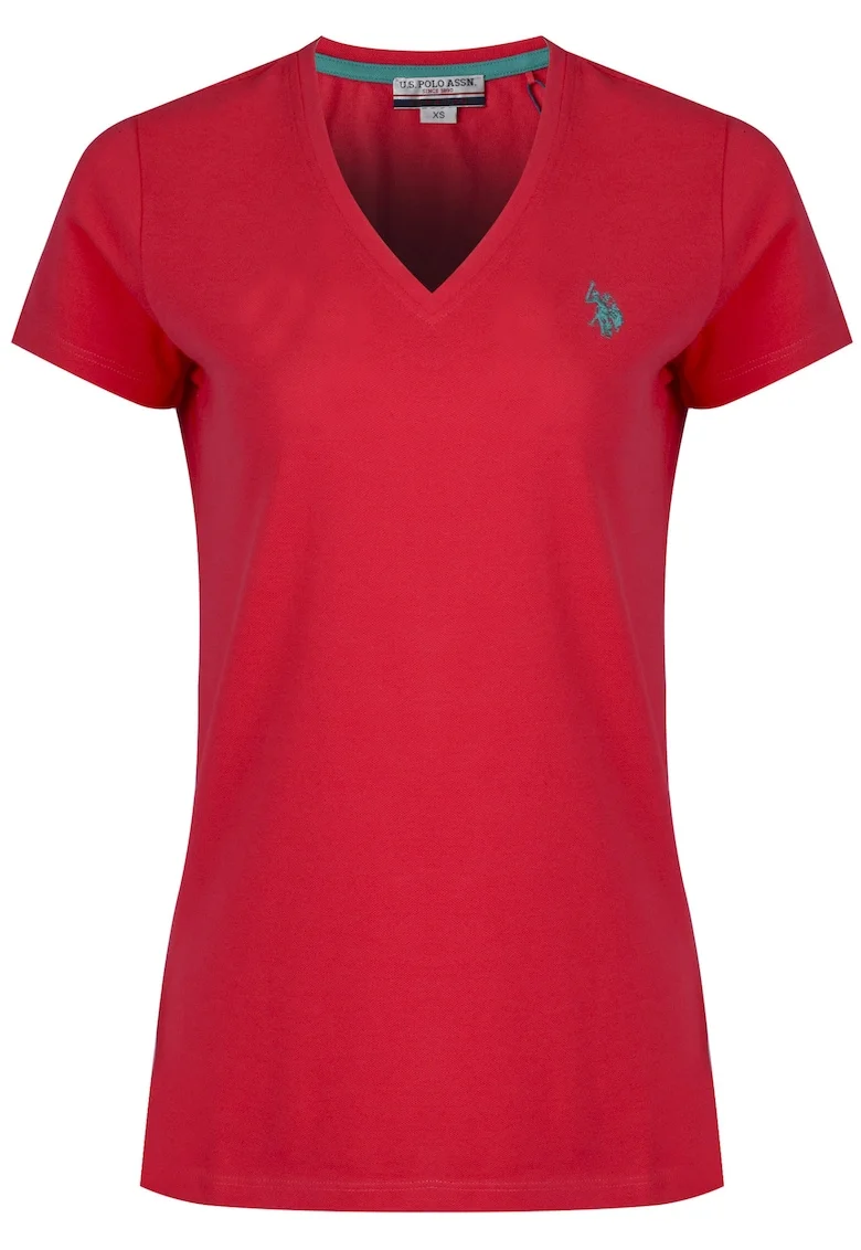 Tricou dama,  Lian, culoare roz, bumbac