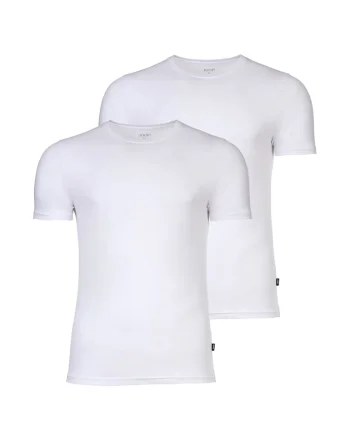 Set de tricouri uni - 2 piese, Alb