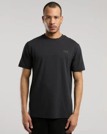 Tricou din amestec de bumbac cu detaliu logo, Gri