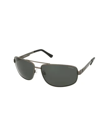 Ochelari de soare aviator, cu lentile polarizate, Maro bronz