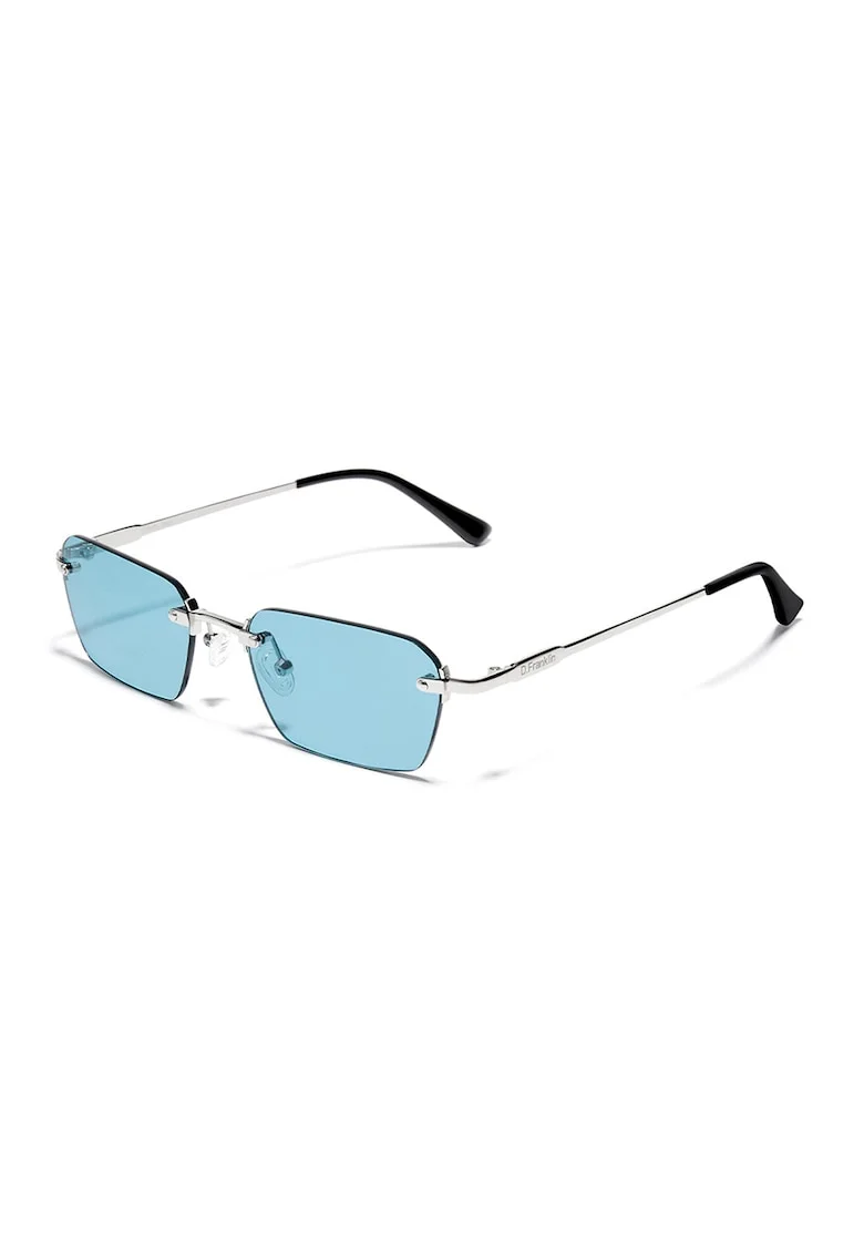 Ochelari de soare patrati unisex, Argintiu