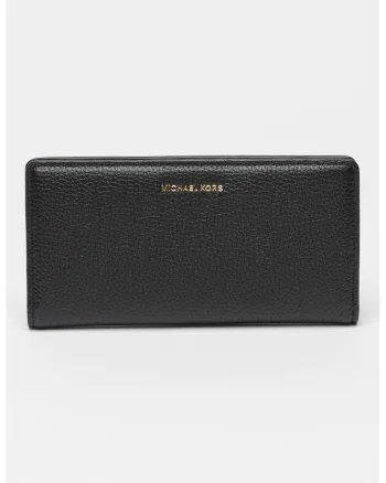 Portofel de piele cu aspect marmorat Bryant, Negru