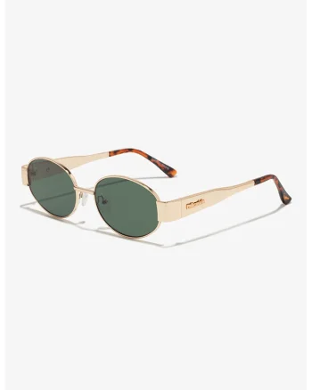 Ochelari de soare ovali unisex, Auriu