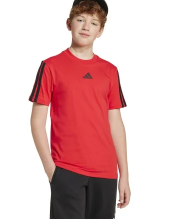 Tricou cu detalii logo, Rosu