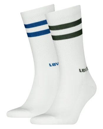 Set de sosete lungi unisex -2 perechi, Negru/Albastru inchis/Alb murdar