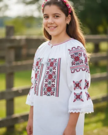 Ie traditionala fetite Melania 5