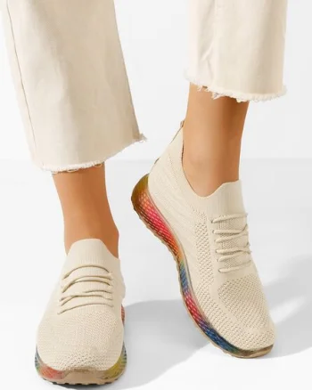 Pantofi sport dama Vadia bej