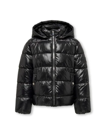 Geaca Fete,  302534081, Nylon, Negru