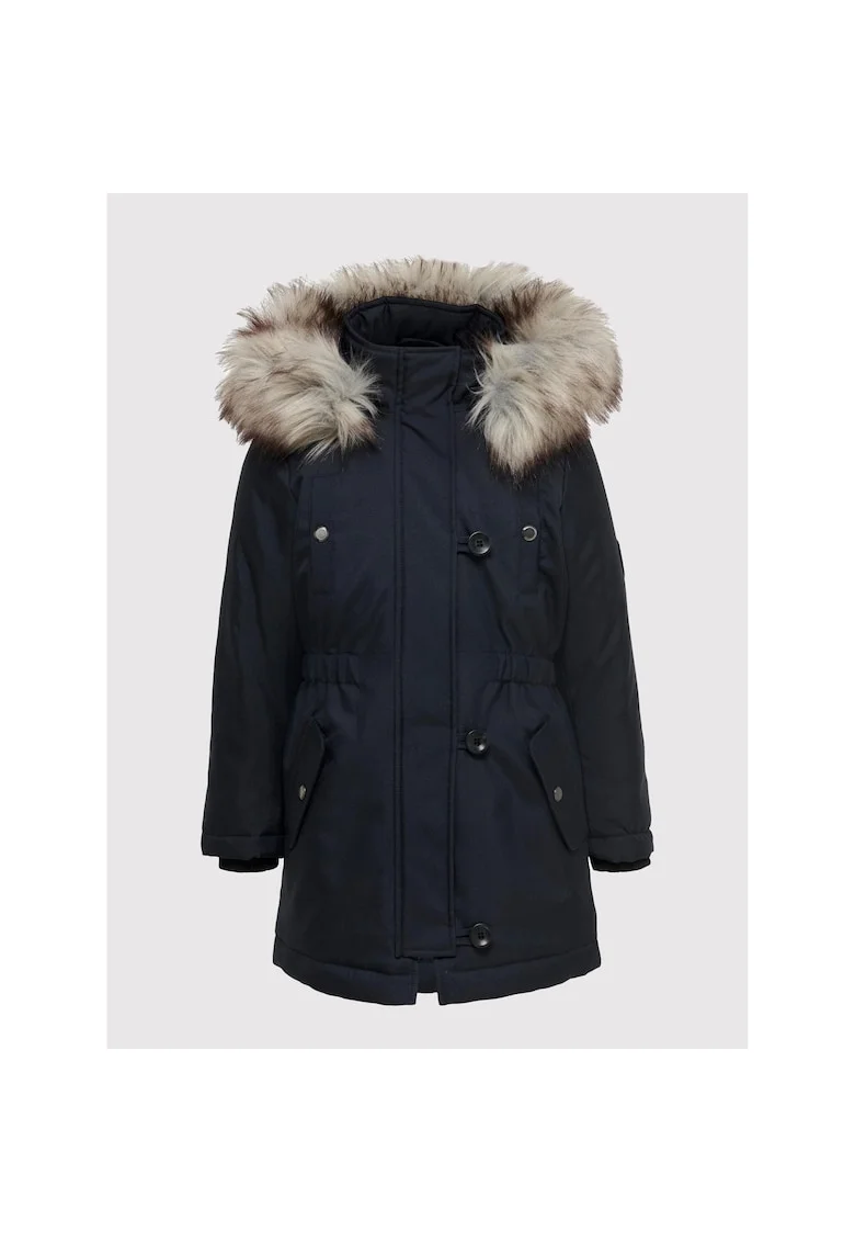 Geaca parka Fete,  300028551, Poliester, Bleumarin