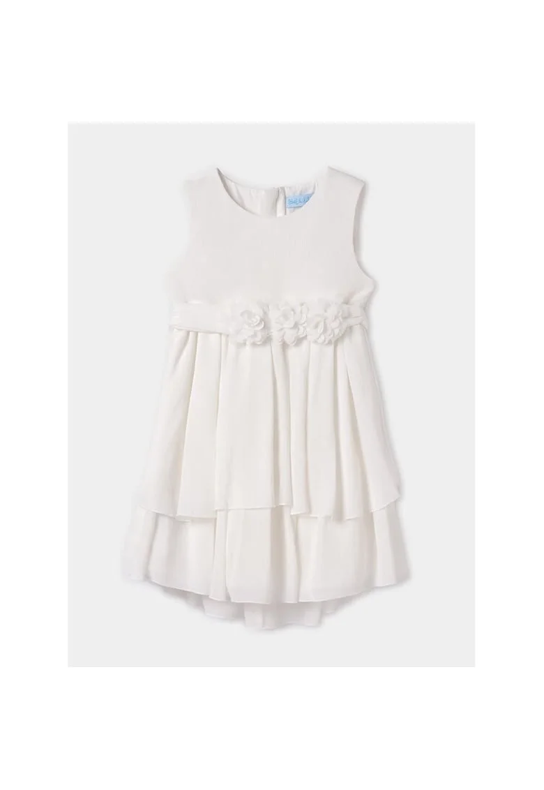 Rochie fete,  34688, Poliester, Ecru