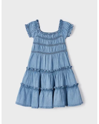 Rochie cu croiala in A, Albastru inchis
