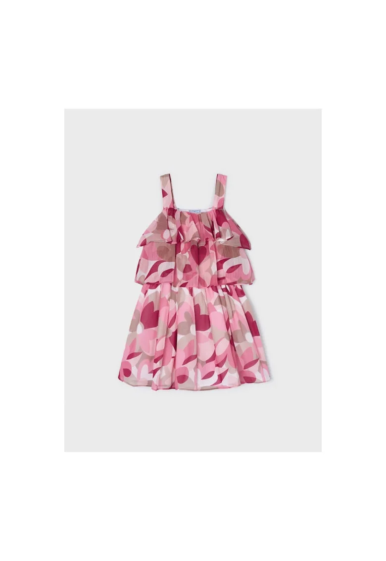 Rochie fete,  302080502, Poliester, Roz, Roz