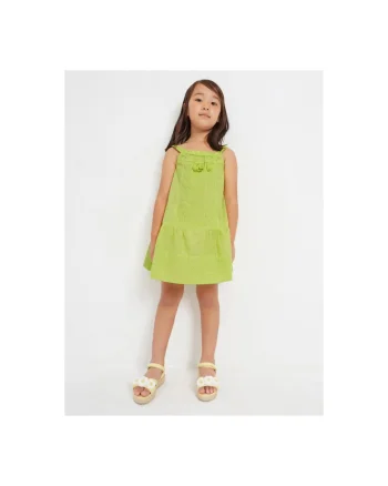 Rochie fete,  302079148, Bumbac, Verde, Verde